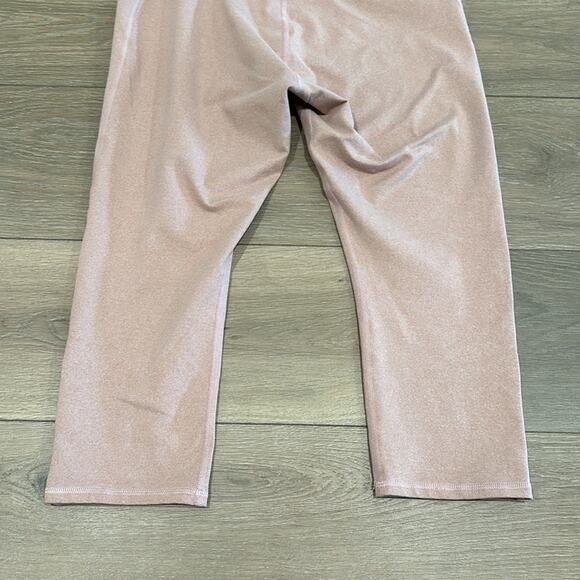 FABLETICS Heathered Pink Maroon High Rise Cropped Active Capri Bottoms Size XL - Picture 7 of 13